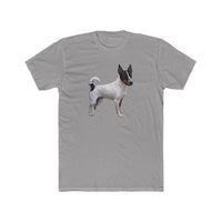 Japanese Terrier - Dog Lover Men's Fitted Cotton Crew Tee