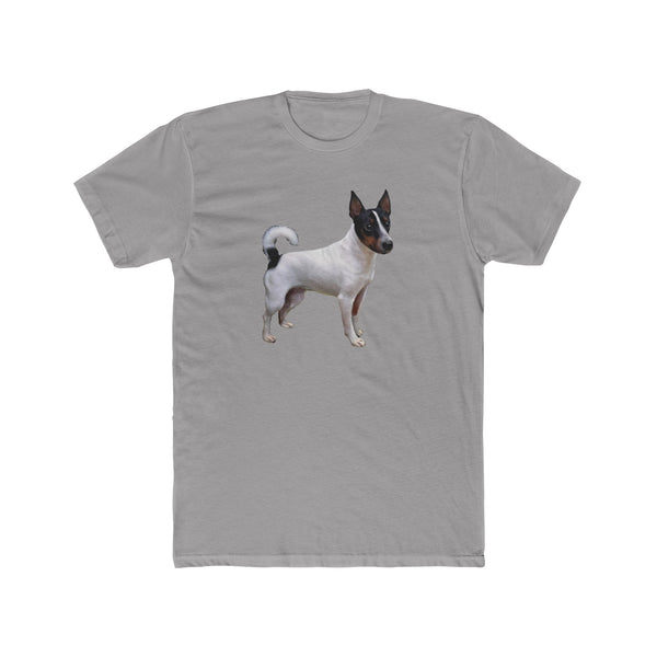 Japanese Terrier - Dog Lover Men's Fitted Cotton Crew Tee