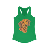 Dachshund 'Doxie #1'  Women's Racerback Tank