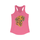 Dachshund 'Doxie #1'  Women's Racerback Tank