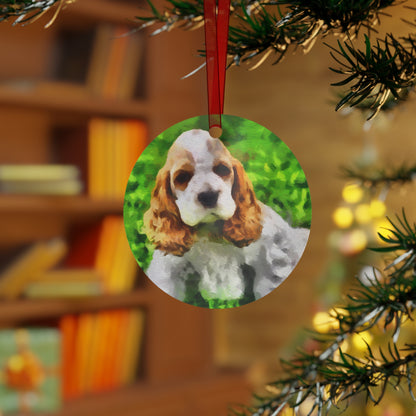 Cocker Spaniel 'Hogan' Metal Ornament