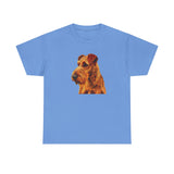 Irish Terrier 'Jocko' Unisex Heavy Cotton Tee