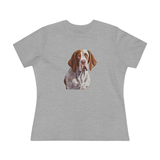Bracco Italiano Women's Relaxed Fit Cotton Tee