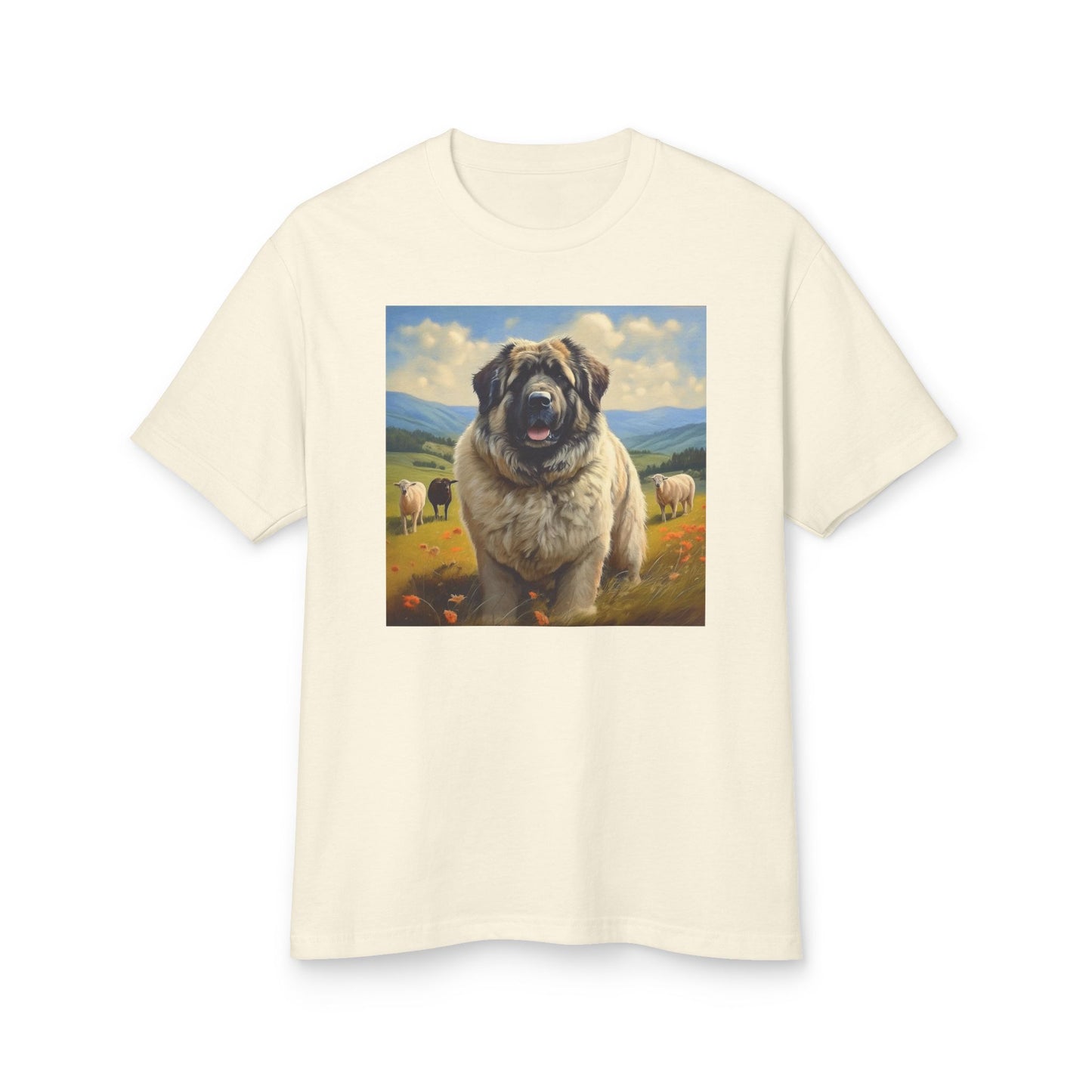 Caucasian Shepherd Dog - Unisex Relaxed Fit Heavyweight Cotton Tee