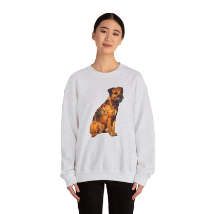 Border Terrier 'Andrew' Unisex 50/50 Crewneck Sweatshirt