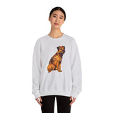 Border Terrier 'Andrew' Unisex 50/50 Crewneck Sweatshirt