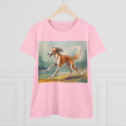 Saluki Women's Midweight Cotton Tee