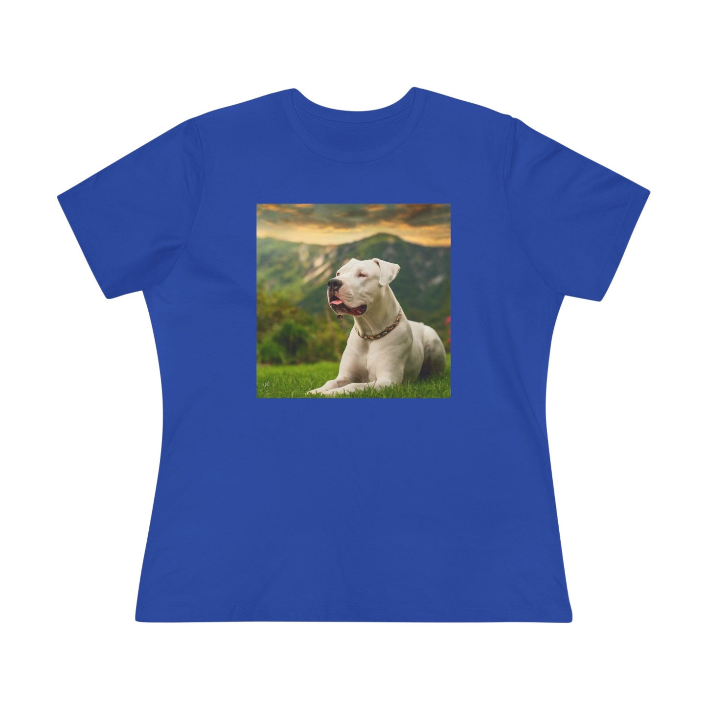 Dogo Argentino Women's Relaxed Fit Cotton Tee