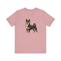 Black & Tan Shiba Inu --  Unisex Jersey Short Sleeve Tee