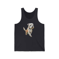 Dandie Dinmont Terrier - Unisex Jersey Tank