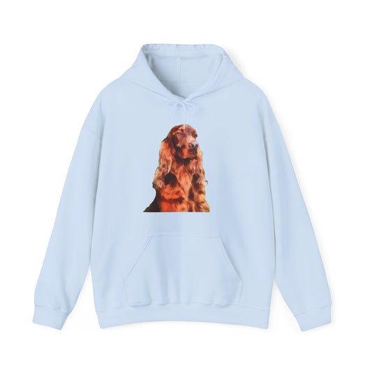 Irish Setter 'Shamus' Unisex 50/50 Hoodie
