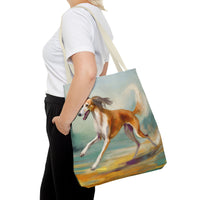 Saluki - Whimsical Dog Art Tote Bag -Perfect for Pet Lovers