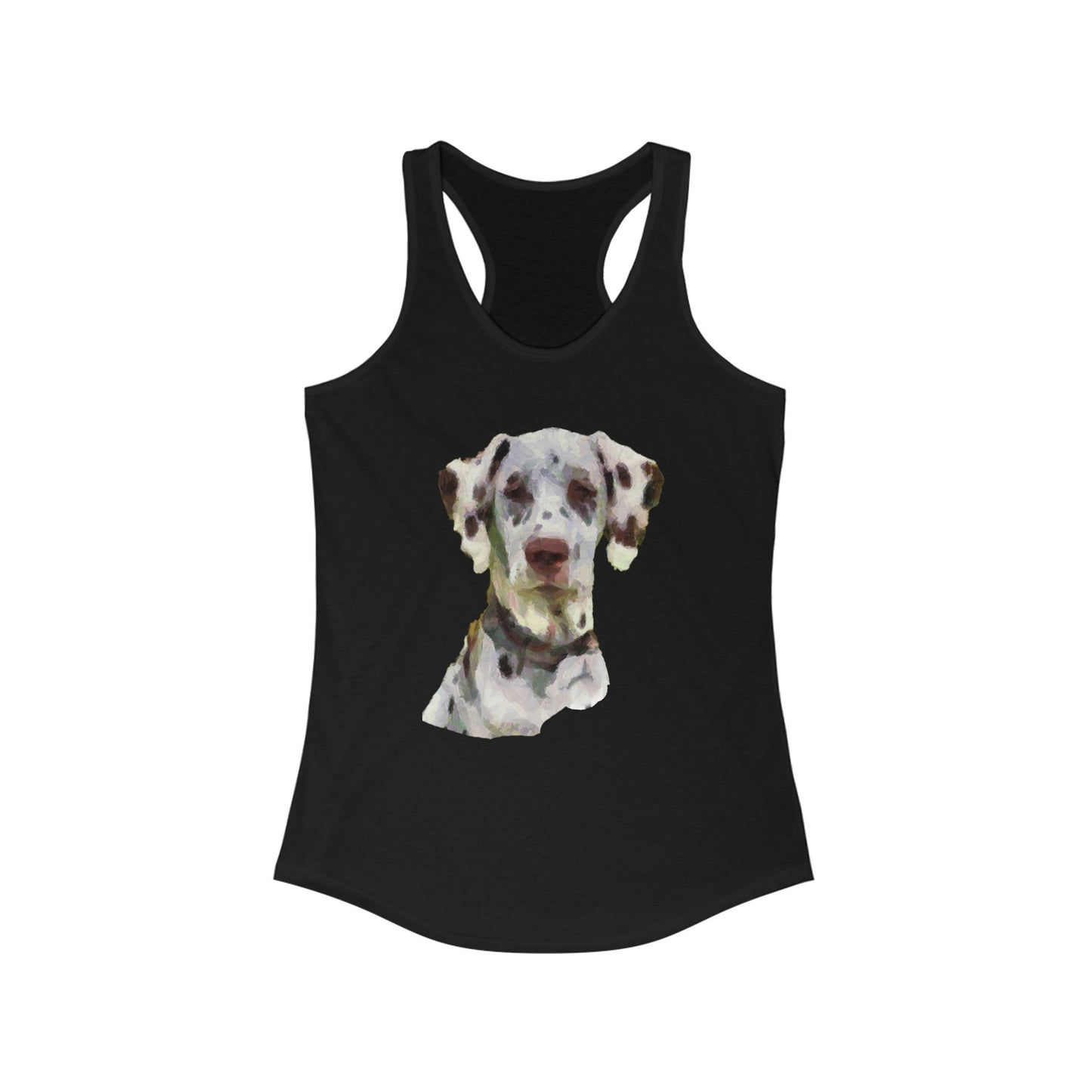 Dalmatian 'Impressionistic' Women's Racerback Tank