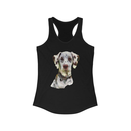 Dalmatian 'Impressionistic' Women's Racerback Tank