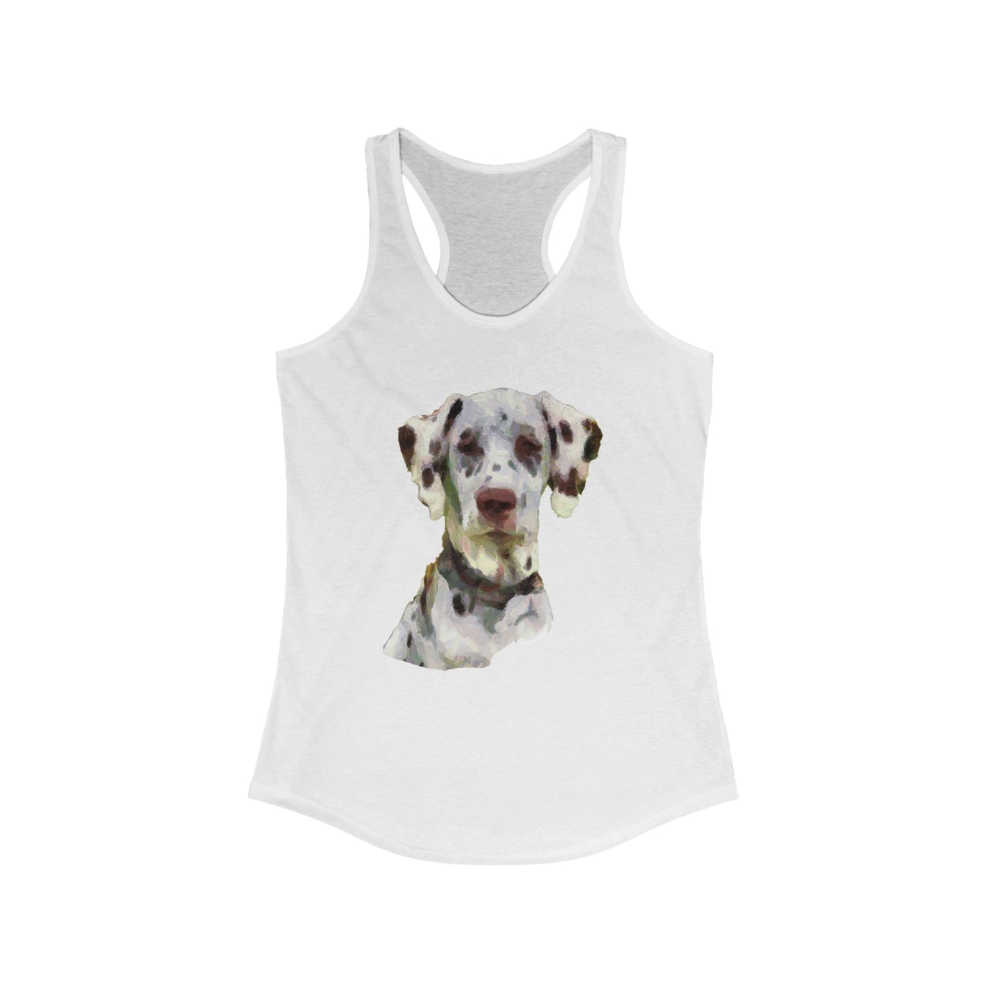 Dalmatian 'Impressionistic' Women's Racerback Tank