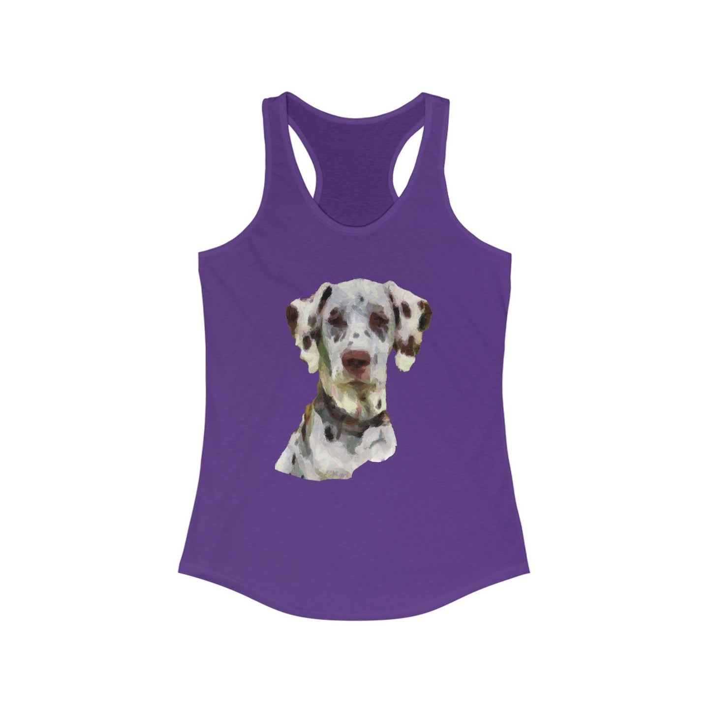 Dalmatian 'Impressionistic' Women's Racerback Tank