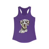 Dalmatian 'Impressionistic' Women's Racerback Tank
