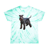 Kerry Blue Terrier Tie-Dye Tee, Cyclone