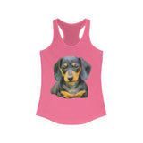 Dachshund 'Doxie #2' Women's Racerback Tank