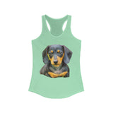 Dachshund 'Doxie #2' Women's Racerback Tank