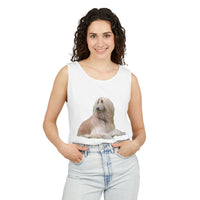 Afghan Hound Unisex Relaxed Fit Garment-Dyed Tank Top