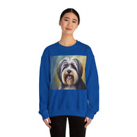 Tibetan Terrier 50/50 Crewneck Sweatshirt