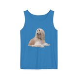 Afghan Hound Unisex  Relaxed Fit Ringspun Cotton Tank Top