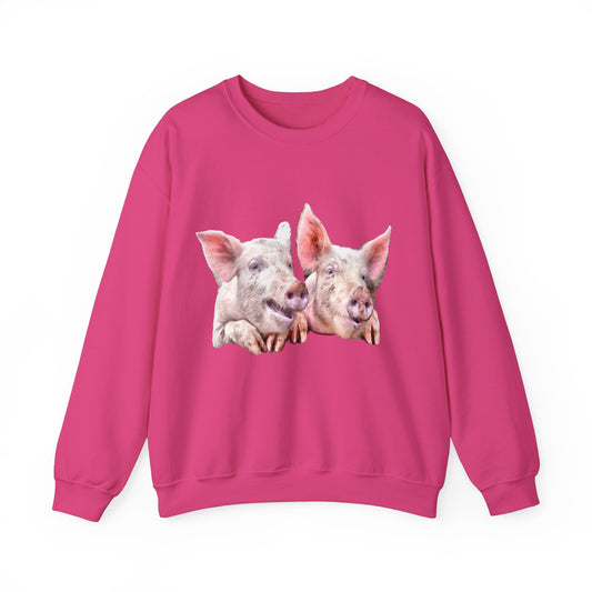 Pigs 'A Jowly Good Time' - Unisex 50/50 Crewneck Sweatshirt