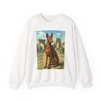 Egyptian Pharoh Hound - Unisex 50/50 Crewneck Sweatshirt