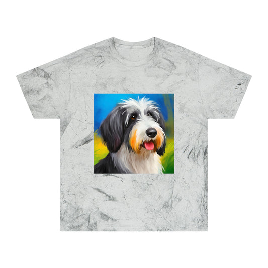 Polish Lowland Sheepdog Unisex  -  Color Blast T-Shirt