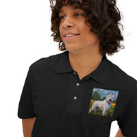 Bouvier des Ardennes - Men's Piqué Polo Shirt