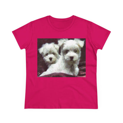 Maltese Women's Midweight Cotton Tee