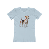 Wire Fox Terrier -  Women's Slim Fit Ringspun Cotton Tee