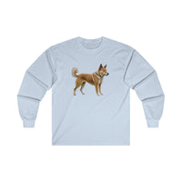 Shikoku - Japanese Hunting Dog Classic Cotton Long Sleeve Tee