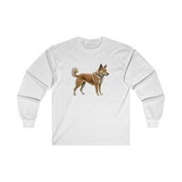 Shikoku - Japanese Hunting Dog Classic Cotton Long Sleeve Tee