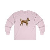 Shikoku - Japanese Hunting Dog Classic Cotton Long Sleeve Tee