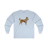 Shikoku - Japanese Hunting Dog Classic Cotton Long Sleeve Tee