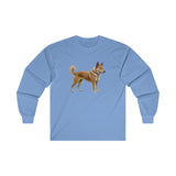 Shikoku - Japanese Hunting Dog Classic Cotton Long Sleeve Tee