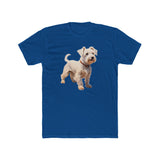 Sealyham Terrier Men's Fitted Cotton Crew Tee