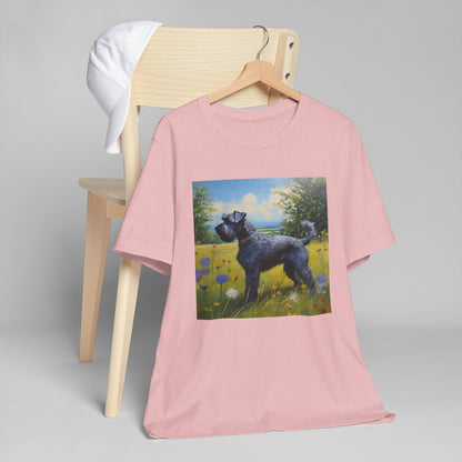 Kerry Blue Terrier Unisex Lightweight Jersey T-Shirt