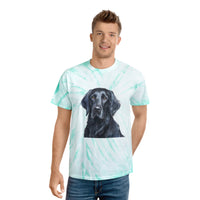 Flat-Coated Retriever Classic Tie-Dye Tee, Cyclone