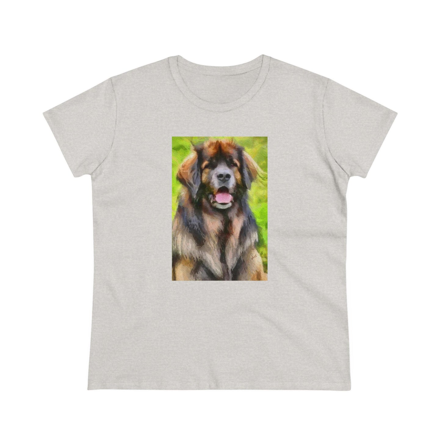 Leonberger Women's Midweight Cotton Tee