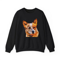 Red Heeler - Australian Cattle Dog - Unisex 50/50 Crewneck Sweatshirt