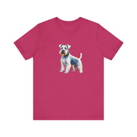 White Schnauzer Unisex Jersey Short Sleeve Tee