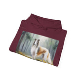 Borzoi 'Russian Wolfhound' Unisex Hooded Sweatshirt