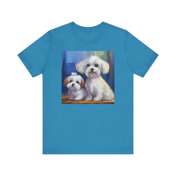 Maltese Puppies Unisex Jersey Short Sleeve Tee