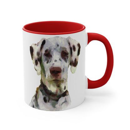 Dalmatian 'Impressionism' Accent Coffee Mug, 11oz