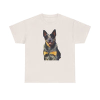 Blue Heeler - Australian Cattle Dog 'Baily' Unisex Heavy Cotton Tee