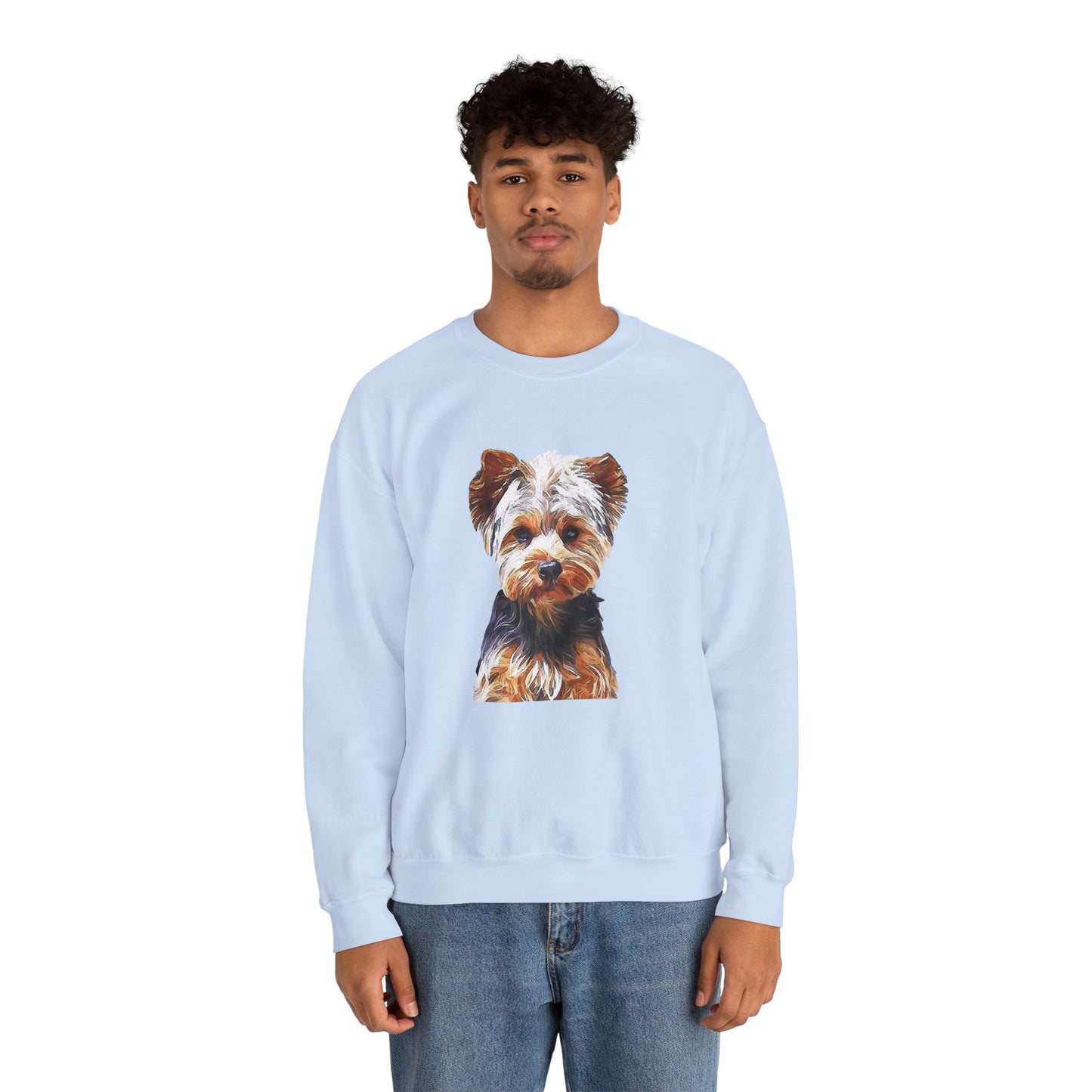 Yorkshire Terrier 'Lupis' Unisex Crewneck Sweatshirt