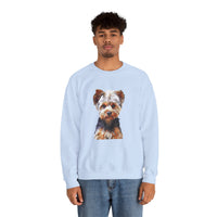 Yorkshire Terrier (Yorkie) 'Lupis' Unisex  50/50 Crewneck Sweatshirt